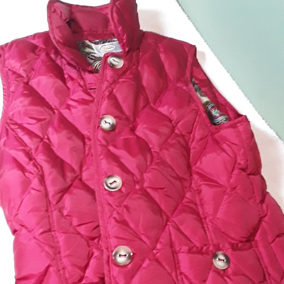 Red Talbots Puffer Vest - Picture 7 of 8